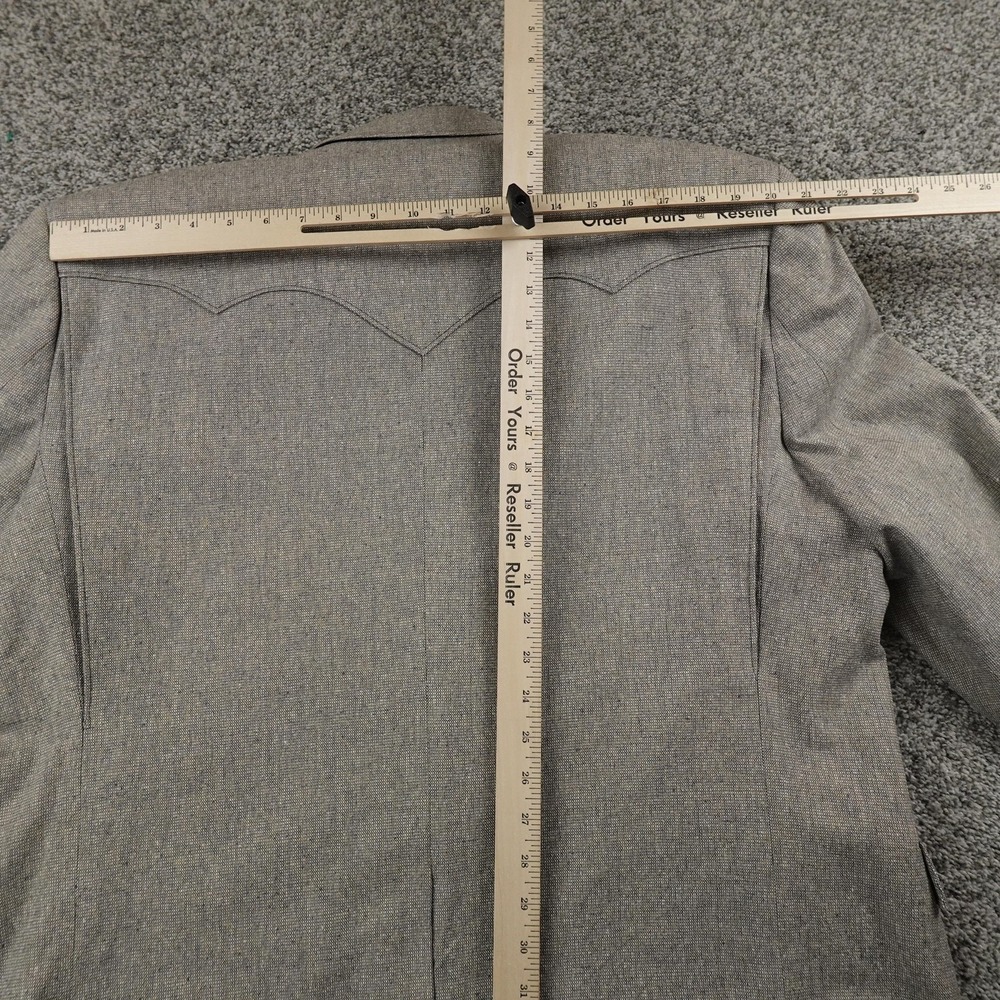 Circle S Suit Mens 50L 32X33 Gray Silk Western Jacket Trouser Pants 2 Piece Set - Picture 11 of 16